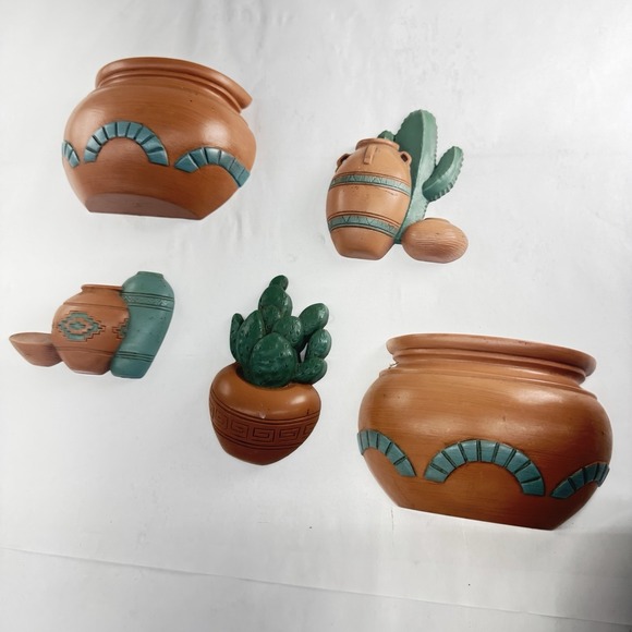 Home Interiors Other - Burwood Southwest Western Wall Art Decor Plaques Home Interior Vintage 5 Pc